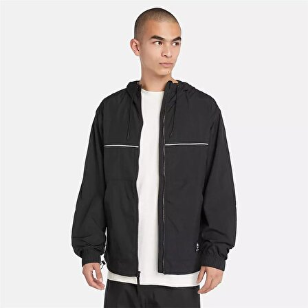 Timberland Windbreaker Full-Zip Jacket Siyah Erkek Ceket