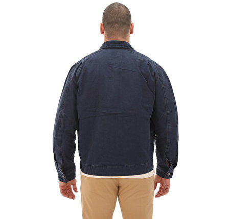 B0A5TGF4331-R Timberland Washed Canvas Jacket Erkek Ceket Lacivert
