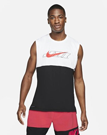 Nike Nike Pro Dri-FIT Sport Clash Siyah-Beyaz Erkek Atlet