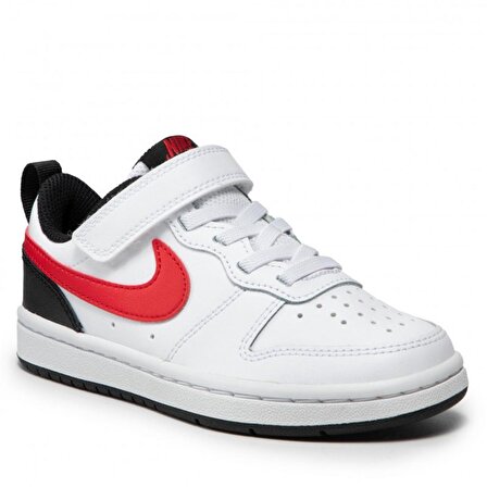 Nike COURT BOROUGH LOW 2 - Bebek Beyaz Spor Ayakkabı - BQ5453-110