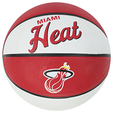 Wilson WTB3200XBMIA Miami Heat Retro 3 No Basketbol Topu