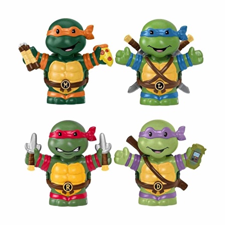 FABBATOYS Collector Teenage Mutant Ninja Turtles 4'lü Özel Set