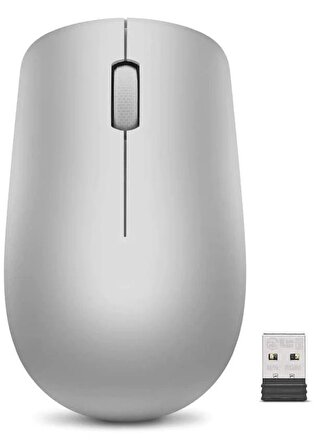 Lenovo 530 Kablosuz Optik Mouse Açık Gri