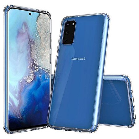 Ally Samsung Galaxy A01 Anti-Drop Darbe Emici Silikon Kılıf ŞEFFAF