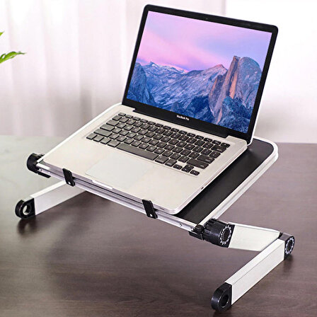 Universal Yükseklik Ayarlı Portatif Katlanabilir Laptop,iPad Sehpası Stand