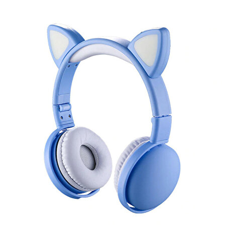 ALLY Kedi Kulak Kulaküstü Bluetooth 5.0 Kablosuz Kulaklık