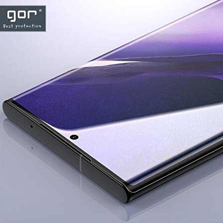 Gor SM Galaxy Note 20 Ultra 3D Kavisli Full  Darbe Emici Ekran Koruyucu 2 Adet Set