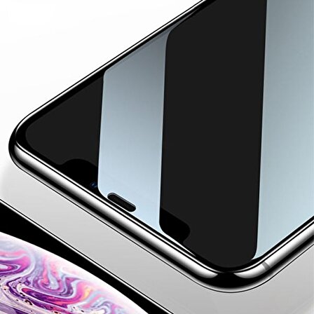 iPhone 12-12 Pro 6.1 3D Full High Aluminum Tempered Cam Ekran Koruyucu SİYAH