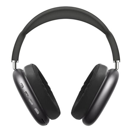 ALLY P9 Bluetooth 5.0 Mikrofonlu Kulaküstü Kablosuz Kulaklık SİYAH