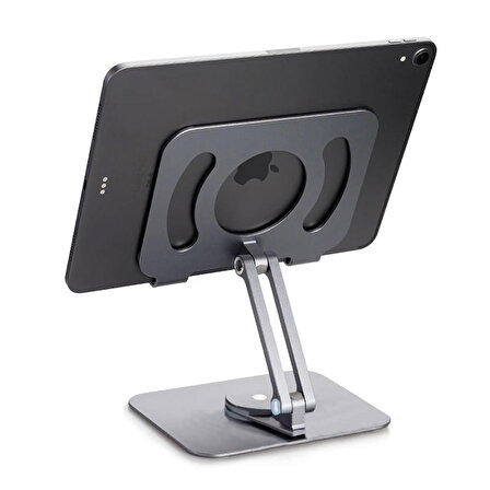 Universal L08 360 Derece Dönebilen Masaüstü Metal Tablet Standı