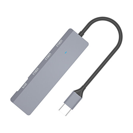 Universal ADS-309C 4in1 Type-C to USB + Type-C Hub Adaptör Çevirici Dönüştürücü Çoğaltıcı