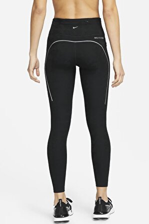 Nike Therma-Fit ADV Epic Luxe Runnig Therma Kumaş Siyah Toparlayıcı Kadın Spor Taytı 