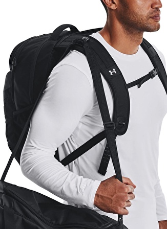 Under Armour Siyah Unisex 22,5x32x51 cm Sırt Çantası 1367060-001 UA Hustle Pro Backpack