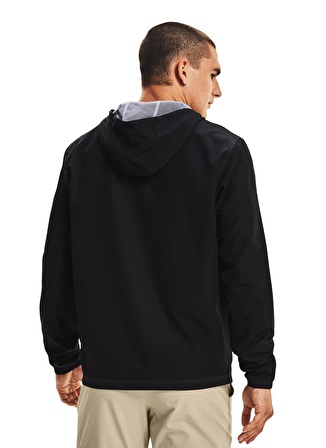 Under Armour Siyah Erkek Kapüşon Yaka Bol Kesim Rüzgarlık 1361621-003 UA SPORTSTYLE WINDBREAK