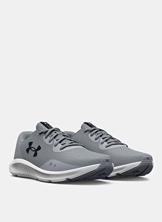 Under Armour Gri Erkek Koşu Ayakkabısı 3024878-104 UA Charged Pursuit 3