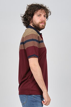 Wellalux Erkek Cep Detaylı Polo Yaka T-Shirt 593183006 Bordo