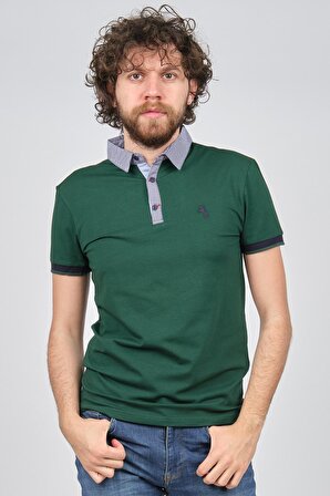 Exc & Handex Erkek Polo Yaka T-Shirt 4373210 Yeşil