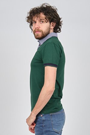 Exc & Handex Erkek Polo Yaka T-Shirt 4373210 Yeşil
