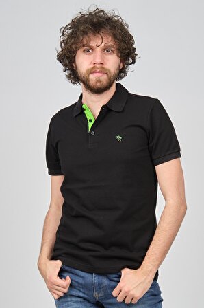 Exc & Handex Erkek Polo Yaka T-Shirt 4378204 Siyah
