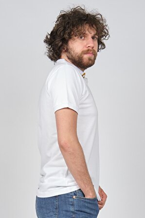 Exc & Handex Erkek Polo Yaka T-Shirt 4378204 Beyaz