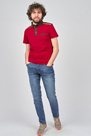 Exc & Handex Erkek Cep Detaylı Polo Yaka T-Shirt 4373199 Kırmızı