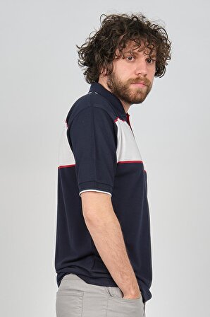 Uztex Erkek Polo Yaka T-Shirt 07100264 Lacivert