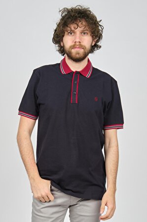 Uztex Erkek Polo Yaka T-Shirt 07100390 Lacivert