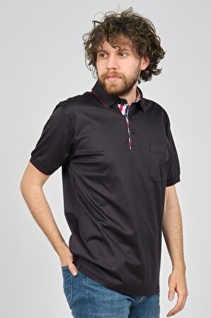 Galante Erkek Cep Detaylı  Polo Yaka T-Shirt 07100705 Lacivert