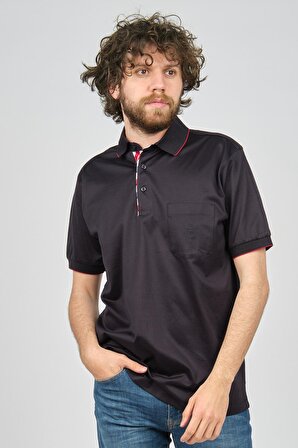 Galante Erkek Cep Detaylı  Polo Yaka T-Shirt 07100705 Lacivert