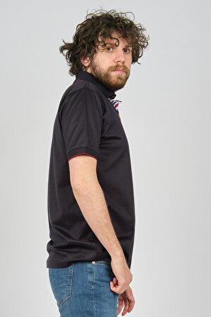 Galante Erkek Cep Detaylı  Polo Yaka T-Shirt 07100705 Lacivert