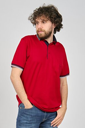 Galante Erkek Cep Detaylı Polo Yaka T-Shirt 07100704 Kırmızı