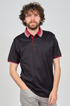 Galante Erkek Cep Detaylı Polo Yaka T-Shirt 07100706 Lacivert