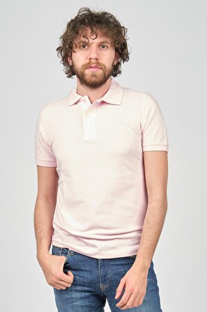 Saint Martin Erkek Slim Fit Polo Yaka T-Shirt 4018200 Pembe