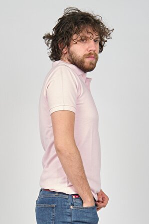 Saint Martin Erkek Slim Fit Polo Yaka T-Shirt 4018200 Pembe