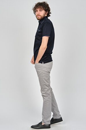 Arslanlı Erkek Cep Detaylı Polo Yaka T-Shirt 07601108 Lacivert