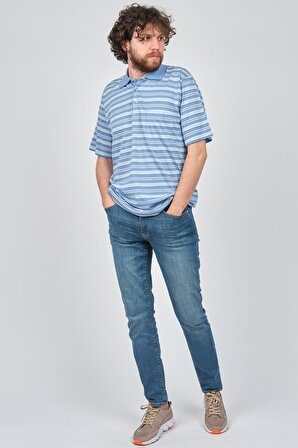 Sanfa Erkek Polo Yaka T-Shirt 1746252 Mavi
