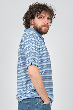 Sanfa Erkek Polo Yaka T-Shirt 1746252 Mavi