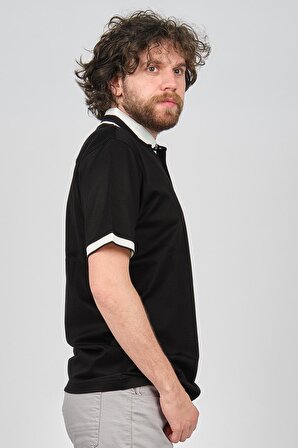 Gallus Erkek Cep Detaylı Polo Yaka T-Shirt 1192446 Siyah