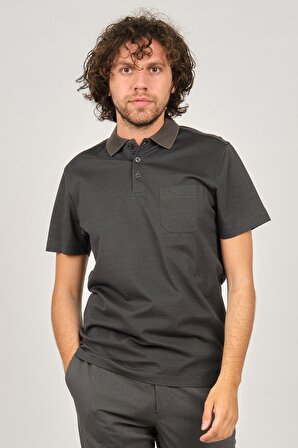 Bogner Erkek Cep Detaylı Polo Yaka T-Shirt 2681320 Füme