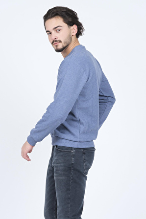 Metropolitan Erkek Bisiklet Yaka Sweatshirt 6240101 Indigo