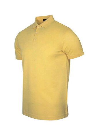 Formenti Erkek Polo Yaka T-Shirt 6035 Koyu Sarı