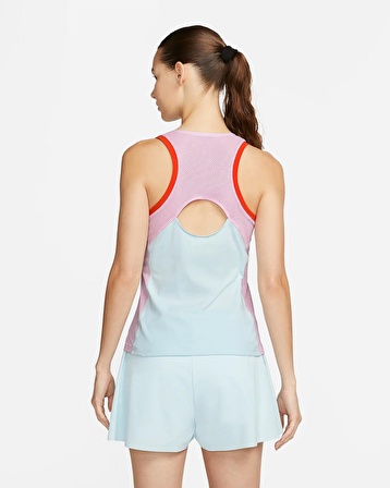 Nike W NKCT DF SLAM TANK NY Mavi Kadın Atlet