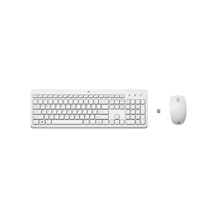 HP 230 3L1F0AA İngilizce Kablosuz Klavye Mouse Seti