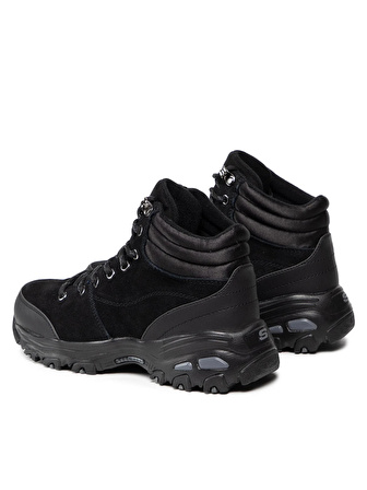 Skechers 167264-BBK D-lites New Chills Kadın Siyah Süet Spor Bot