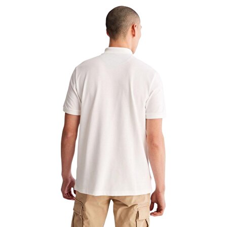 Timberland SS Millers River Pique Polo Regular Beyaz T-shirt