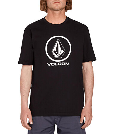 Volcom Siyah Erkek Bisiklet Yaka  T-Shirt A3512352_Volcom Crisp Stone Bsc Blk