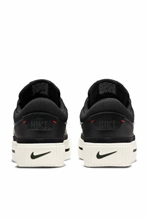 Nike Court Legacy Lift Kadın Günlük Spor Ayakkabı DM7590-001-Siyah