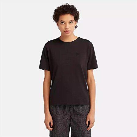 Timberland Short-Sleeve Tee Siyah Kadın T-Shirt