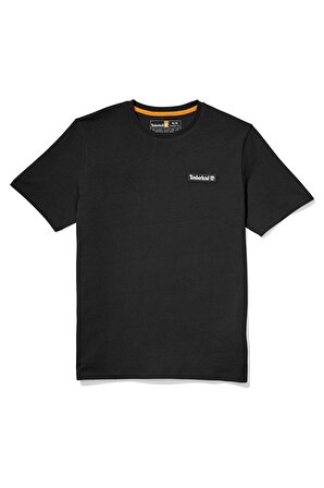 Timberland SS Woven Badge T-Shirt - Black