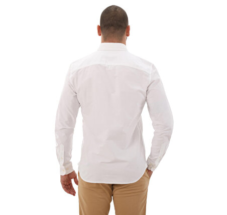 B0A6GPNA941-R Timberland Oxford Shirt Erkek G&amp;ouml;mlek Beyaz